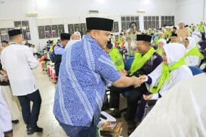 Kapolres Labuhanbatu dan Forkopimda Laksanakan Upah-Upah Pemberangkatan Jemaah Calon Haji