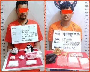 Polisi Ringkus Bandar dan Pengedar Narkoba di Labura, 300 Gram Sabu Disita