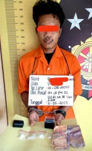 Polsek Marbau Amankan Pengedar Narkoba, Sabu Seberat 3,79 Gram Disita dari Tangan Pelaku