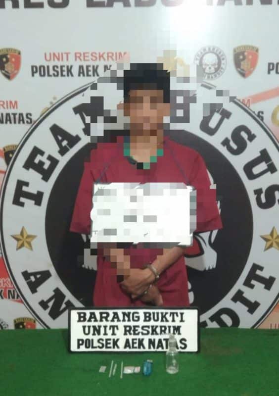 Belum Sempat Pesta Narkoba, Pemuda Pengguna Sabu Digerebek Polisi di Labuhanbatu