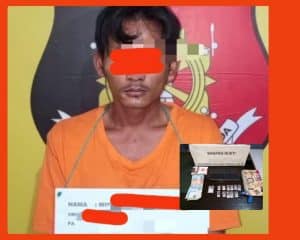 Unit Reskrim Polsek Panai Hilir Amankan Pengedar Sabu di Ladang Sawit