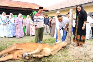 Polres Labuhanbatu Sembelih 21 Hewan Kurban untuk Rayakan Idul Adha 1446 H