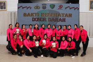 Polres Sergai Gelar Donor Darah Menyambut Hari Bhayangkara ke-79