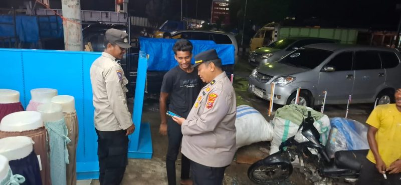 Polsek Bilah Hilir Laksanakan Patroli Blue Light Malam Hari untuk Jaga Sitkamtibmas