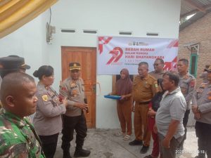 Polres Sergai Resmikan Bedah Rumah: Wujud Nyata Kepedulian untuk Warga Kurang Mampu