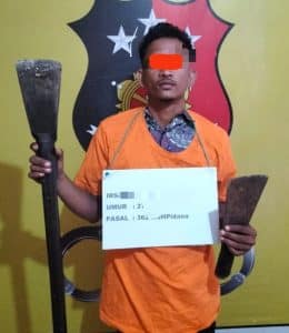 Bobol Gudang Pupuk Sawit, Pencuri Alat Pertanian Diringkus Tanpa Perlawanan