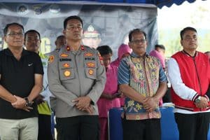 Sekda Pakpak Bharat Hadiri Peletakan Batu Pertama 29 Dapur SPPG Bersama Wakapolres di Mapolda Sumut