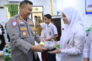 Kapolres Dukung Launching Program Makan Bergizi Gratis di Labuhanbatu