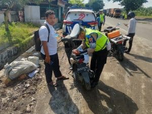 H+3 Ops Patuh Toba, Polres Sergai Tindak 47 Pelanggar Lalu Lintas