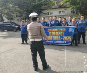 Satlantas Labuhanbatu Sosialisasi Tertib Lalu Lintas ke Satpol PP dan Damkar