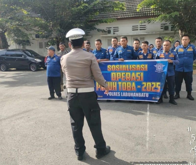 Satlantas Labuhanbatu Sosialisasi Tertib Lalu Lintas ke Satpol PP dan Damkar