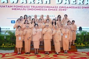 Ketua DWP Pakpak Bharat Hadiri Musda V DWP Sumut di Medan