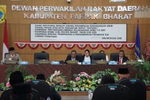 DPRD Pakpak Bharat Gelar Paripurna, Fraksi-Fraksi Sampaikan Pandangan Atas Tiga Ranperda