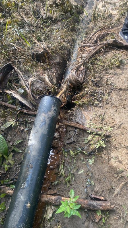Diduga Disabotase, PT TSP Laporkan Kebocoran Pipa Limbah ke Polisi