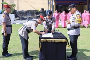 Polres Labuhanbatu Sertijab Pejabat Baru, Komitmen Perkuat Layanan