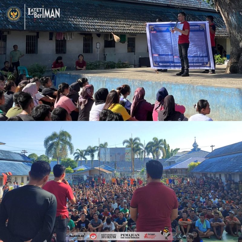 Lapas Tebing Tinggi Sosialisasikan Wartelpas dan Remisi, WBP Antusias