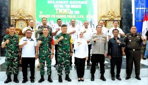 Bupati Labuhanbatu Sambut Tim Wasev TMMD ke-125