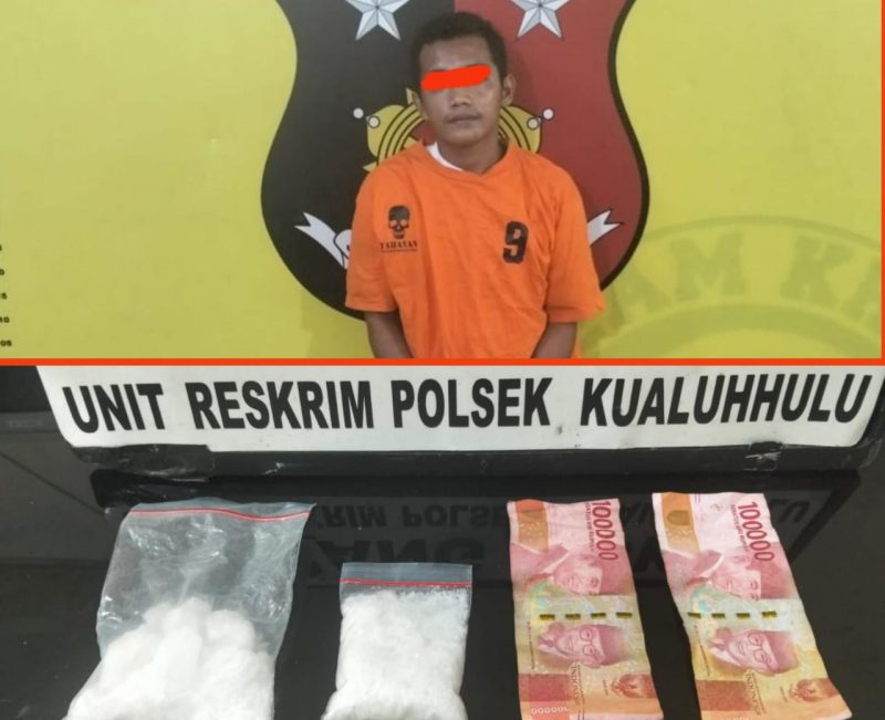 Pemuda 19 Tahun di Labura Ditangkap Bawa 87,55 Gram Sabu