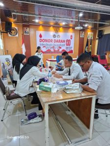 Lapas Tebing Tinggi Rayakan HUT RI ke-80 dengan Aksi Donor Darah