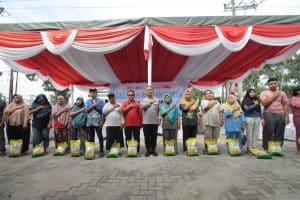 Polres Sergai Gelar GPM, Ribuan Kilogram Beras Disalurkan untuk Kendalikan Harga