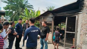 Diduga Dibakar OTK, Rumah Wartawan di Sergai Hangus Terbakar