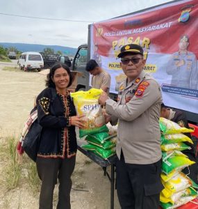 Polres Pakpak Bharat Gelar Pangan Murah, Harga Beras Lebih Terjangkau