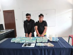 Dua Kurir Dibekuk di Labura, Polisi Sita 13 Kg Sabu