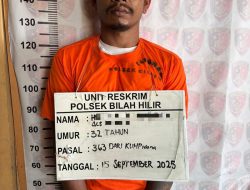 Polsek Bilah Hilir Amankan Pelaku Curanmor, Motor Trail Hasil Curian Disita