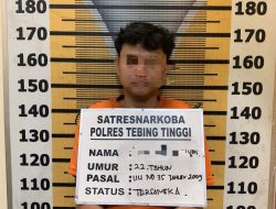 Satresnarkoba Polres Tebing Tinggi Bekuk Dua Pemuda Simpan Sabu
