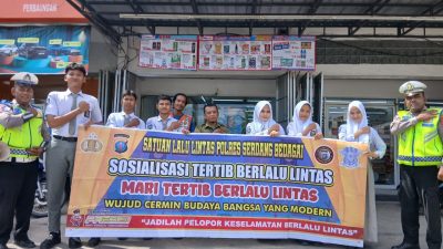 Satlantas Polres Sergai Intensifkan Patroli dan Edukasi Keselamatan Jalan Raya