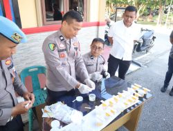 Tes Urine Personel Sat Narkoba, Polres Labuhanbatu Pastikan Anggota Bersih dari Narkoba