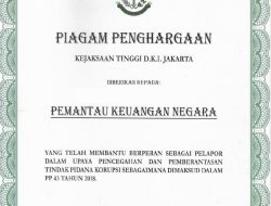 PKN Terima Penghargaan Negara atas Laporan Dugaan Korupsi
