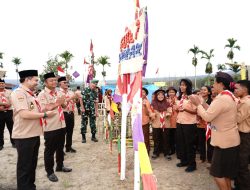 Bupati Pakpak Bharat Resmi Membuka PERJUSAMI Kwartir Cabang Pramuka
