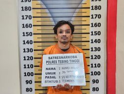 Pria Asal Tebing Tinggi Diciduk Polisi, Sabu Disita dari Kamar Kos