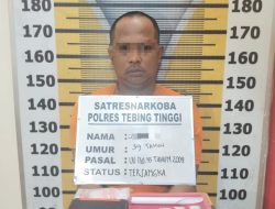 Satresnarkoba Polres Tebing Tinggi Amankan 25,87 Gram Sabu dari Jalan Salak