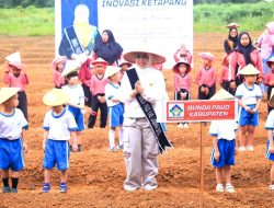 Bunda PAUD Labuhanbatu Ajak Anak Usia Dini Menanam untuk Ketahanan Pangan