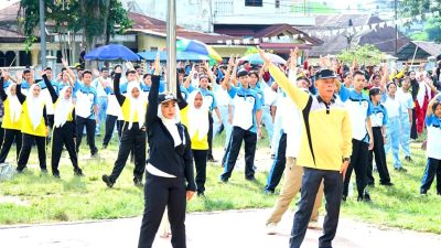 Bupati Maya Hasmita Ajak Pelajar Labuhanbatu Hidup Sehat dan Berprestasi
