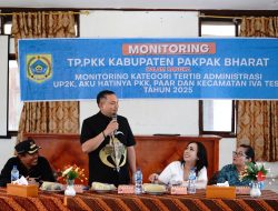 Bupati Pakpak Bharat dan Ketua TP PKK Tinjau Evaluasi 10 Program Pokok PKK di Kecamatan STTU Julu