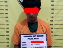 Polisi Gerebek Gubuk di Simpang Merbau, Pengedar Sabu Ditangkap Bersama Barang Bukti