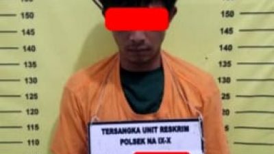 Polisi Gerebek Gubuk di Simpang Merbau, Pengedar Sabu Ditangkap Bersama Barang Bukti