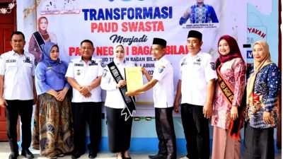 Bupati Labuhanbatu Apresiasi Transformasi PAUD Swasta Jadi Negeri Teladan Bagan Bilah