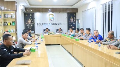 Polres Labuhanbatu Siaga Hadapi Bencana, Ikuti Arahan Nasional via Zoom Meeting