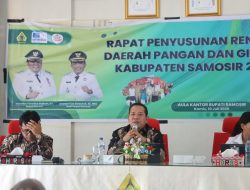 Sekdakab Samosir Dorong OPD Serius Wujudkan Ketahanan Pangan dan Gizi Daerah