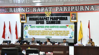 Wabup Samosir Paparkan Rancangan KUA-PPAS dan RPJMD Perubahan 2025 di DPRD