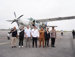 Pesawat Amfibi Uji Coba di Samosir, Bupati Sebut Era Baru Pariwisata