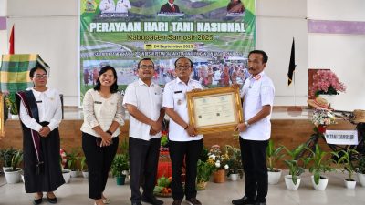 Pemkab Samosir Peringati Hari Tani Nasional dengan Dorong Petani Milenial