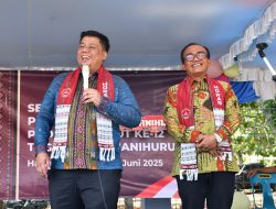 HUT Ke-12 Tugu Raja Simanihuruk, Bupati dan Wabup Samosir Ajak Pomparan Lestarikan Budaya dan Eratkan Persaudaraan