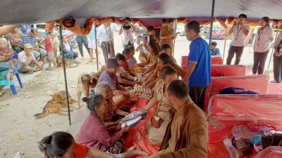 Pemkab Samosir Salurkan Bantuan untuk Korban Kebakaran Huta Sidaji