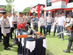 Polres Labuhanbatu Siaga Hadapi Bencana Hidrometeorologi, Gelar Apel Tanggap Darurat