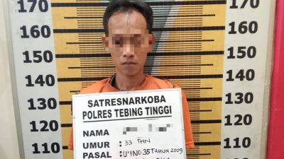 Nongkrong Berujung Bui, Pemuda Tebing Tinggi Ditangkap Miliki Sabu